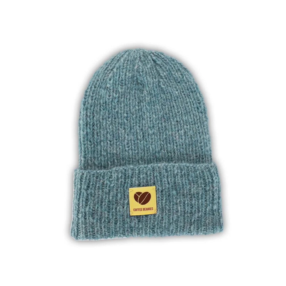 Coffee Beanies  Sky Beanie strikhue - pejblå