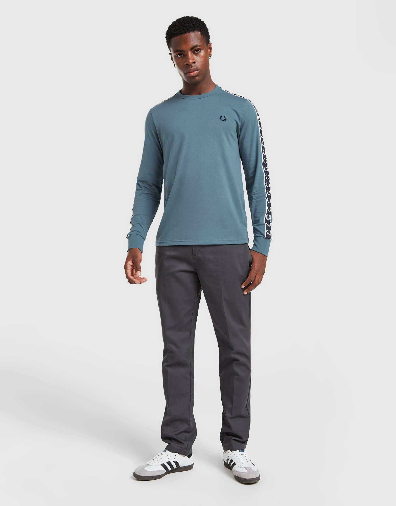 Fred Perry T-shirt Manches Longues Tape Ringer Homme