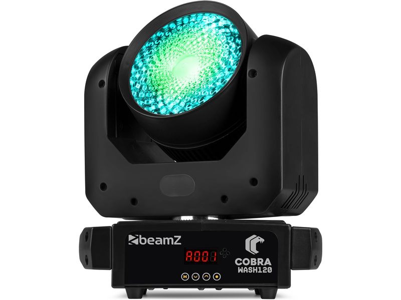 BeamZ Moving Head Cobra Wash 120 LED Wash Moving Head 120W
