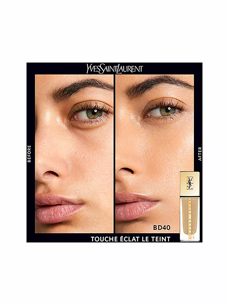 YVES SAINT LAURENT Touche Éclat Le Teint Foundation ( BD40 Warm Sand )  camel