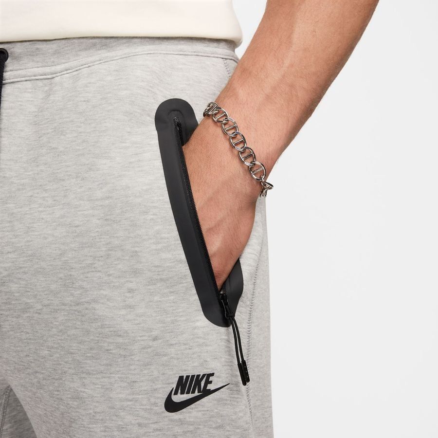 Nike Bas de Survêtement Tech Fleece 24 Open-Hem - Gris/Noir