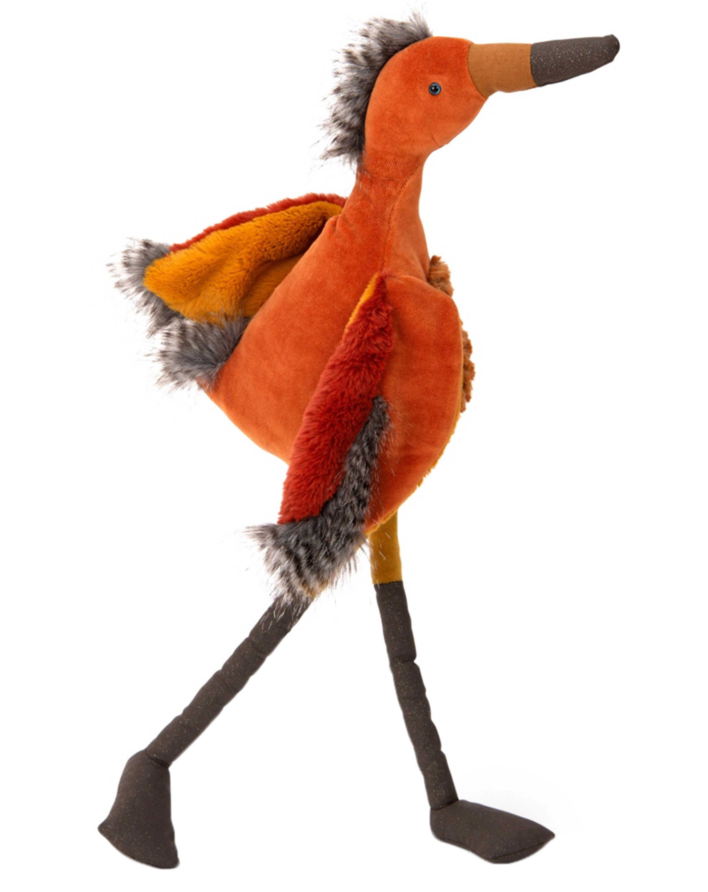 Plüschtier REIHER (60 cm) in orange