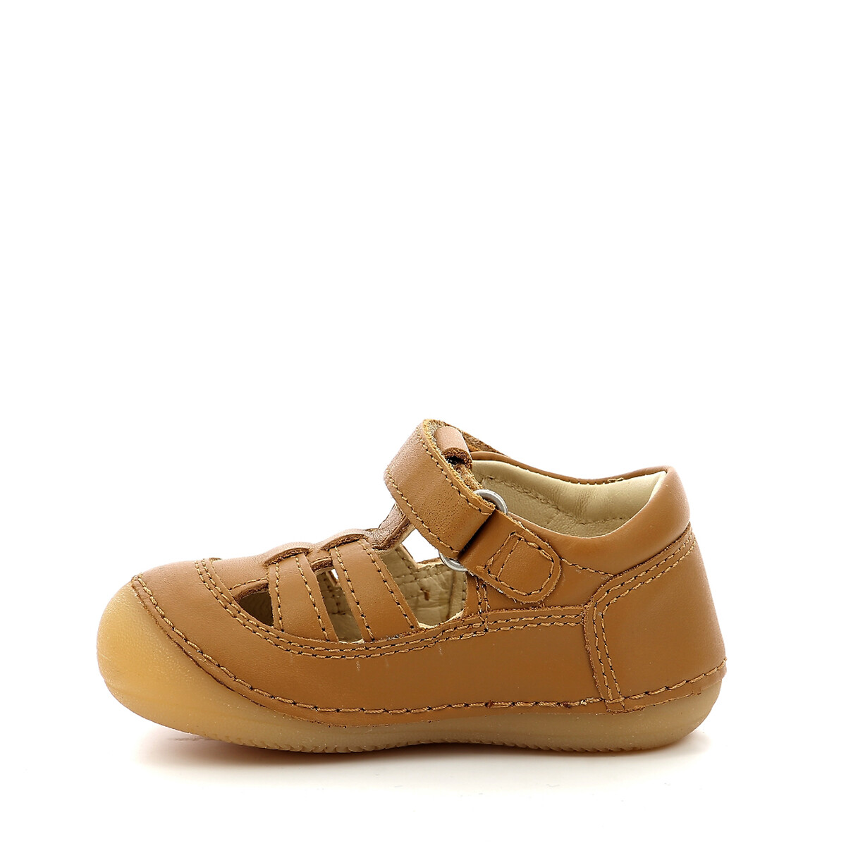 KICKERS<br>Sandálias fechadas de couro Sushy