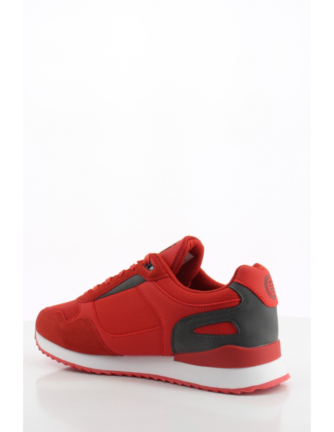 serge blanco Baskets de Ville Homme Chamonix Rouge