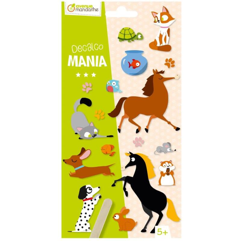 Decalco' Mania, Animaux domestiques - Multicolore