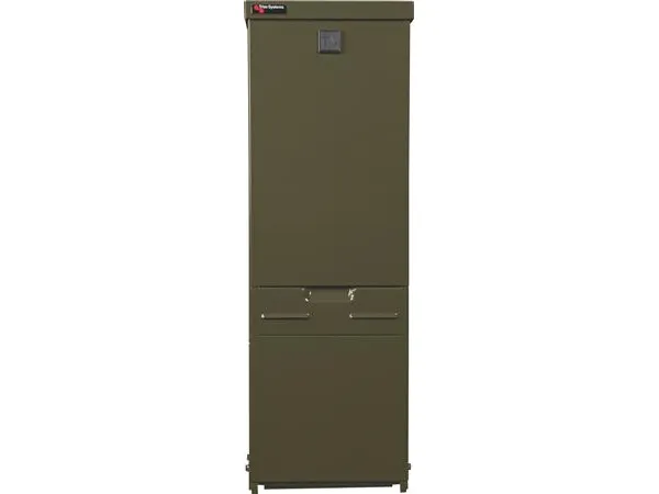 TRIARCA Antenneskab KSAØ 301204HxBxD: 660x264x88 mmStål IP34D grøn