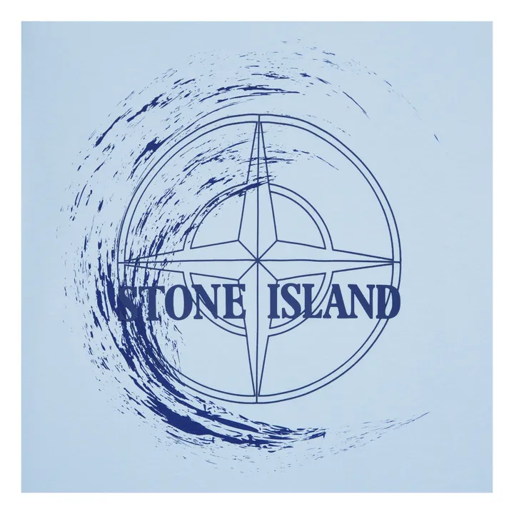 Stone Island T-shirt Illustration | Bleu