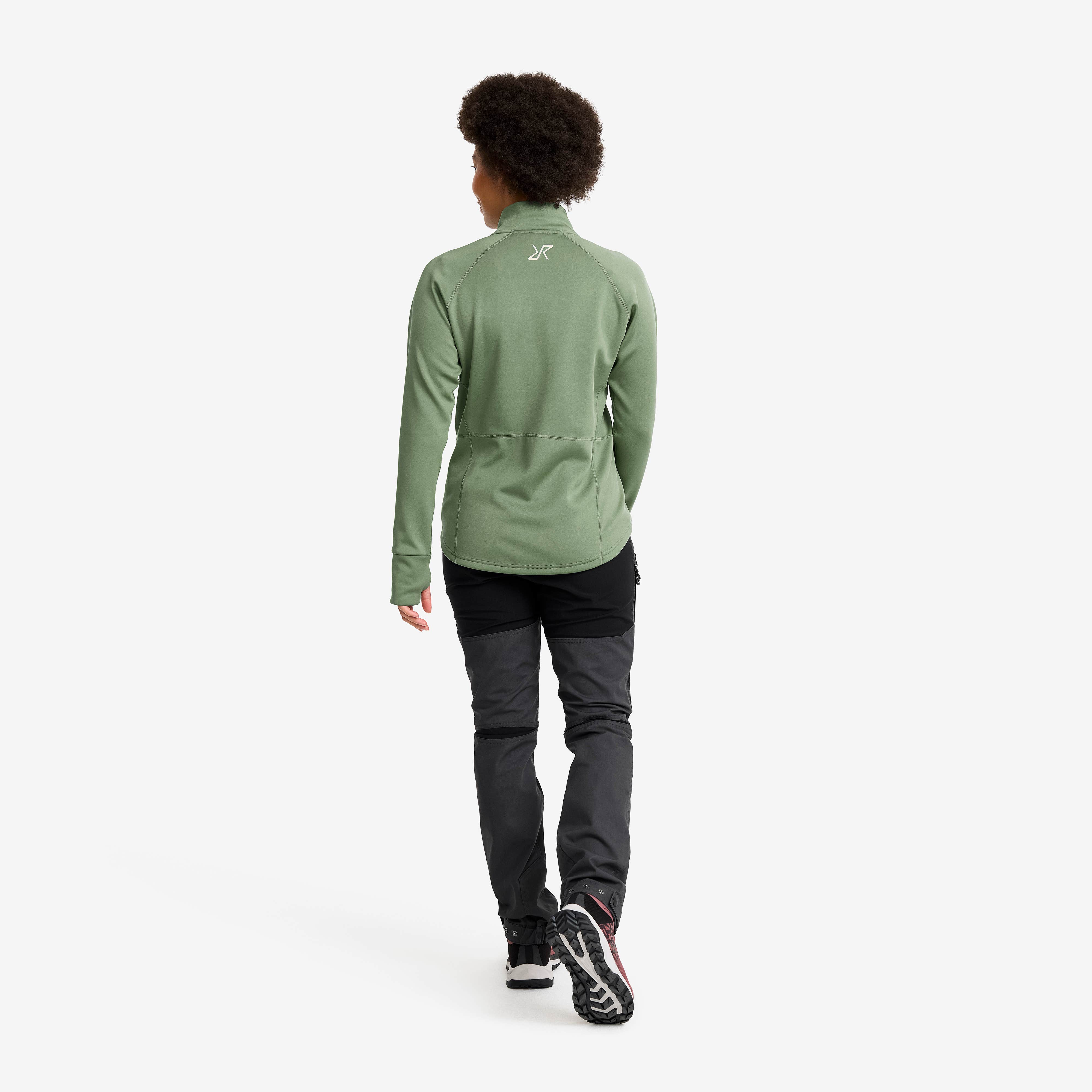 Evolution Half-zip Stretch Fleece Dame Dusty Green