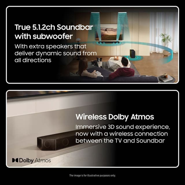 Samsung 5.1.2ch HW-Q810D soundbar (sort)