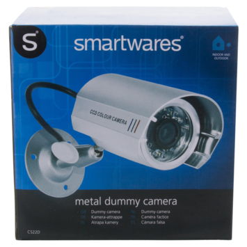 Smartwares Dummy Camera CS22D Binnen/Buiten Aluminium