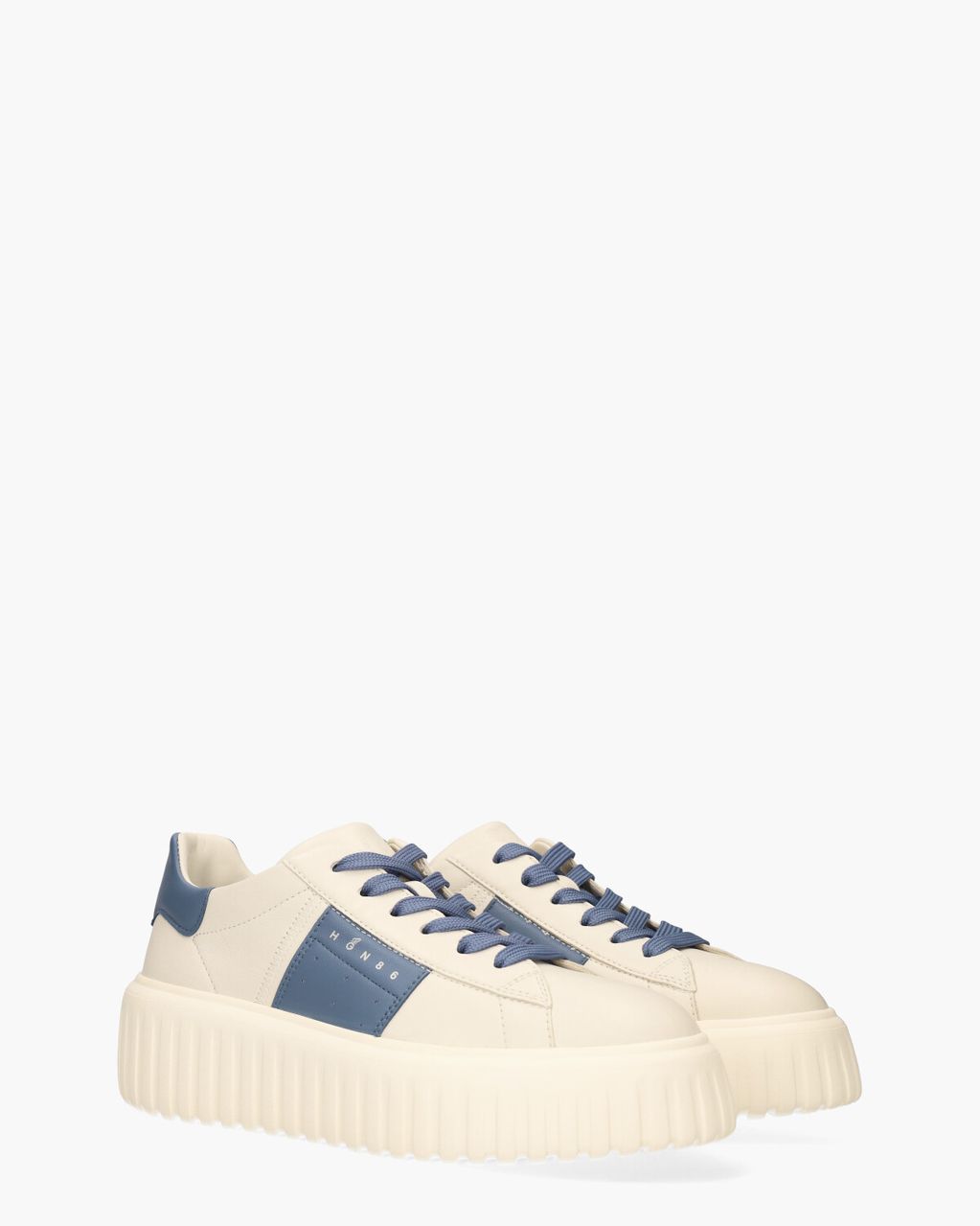Hogan H-Stripes Off-White/Blauw Damessneakers