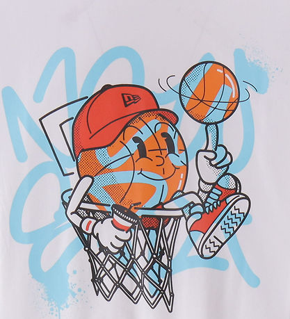 New Era T-Shirt - NE Spray Graphc - Weiß