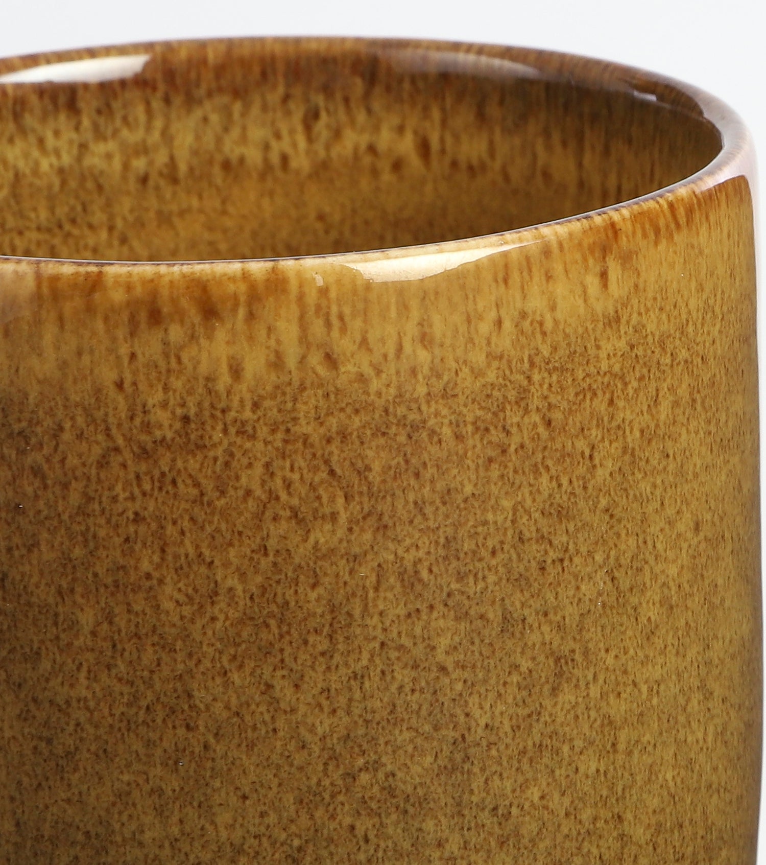 Mica Decorations beker Tabo geel D 10 H 7,5 cm