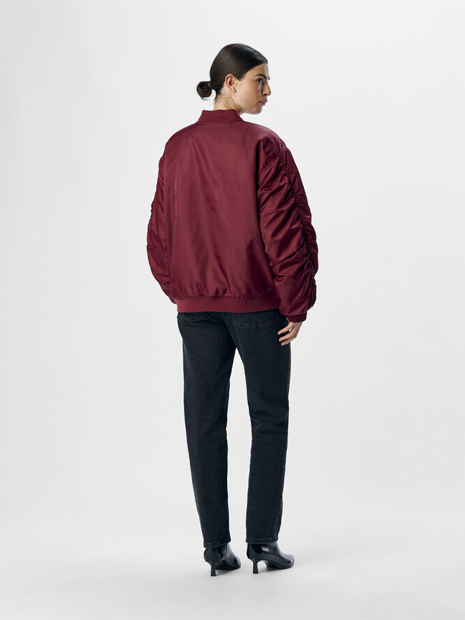 Object OBJMARY OVERSIZE BOMBER JACKET REP Cabernet