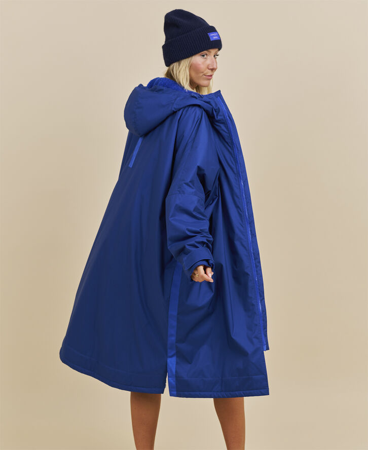 Cartel Copenhagen Cartel x Monday Bliss Winterswim Changing Robe - Navy Mørkeblå