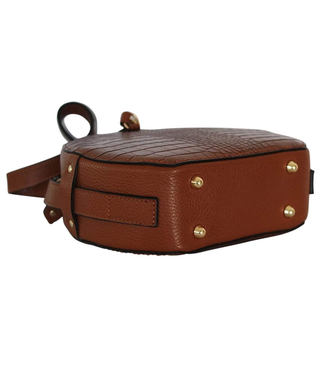 Sac à main rond cuir HETT