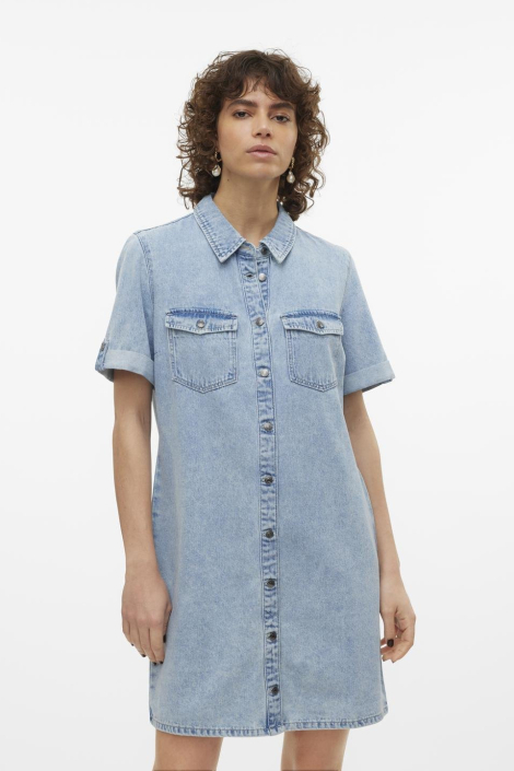 Vero Moda blauwe dames jurk