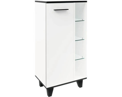 Middelhoge kast FACKELMANN TE-A BxHxD 470 x 942 mm x 320 mm Frontkleur wit mat 85923