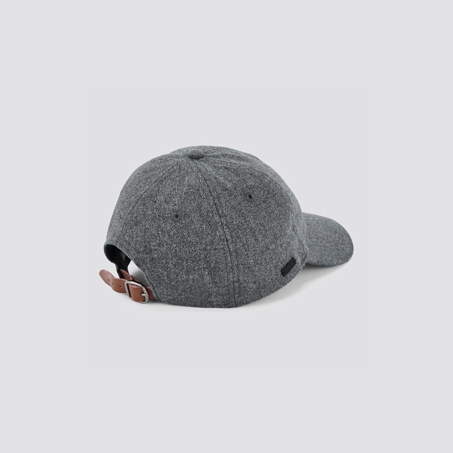 Casquette en flanelle Gris moyen