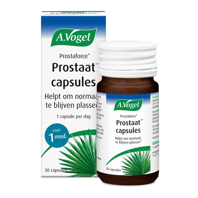 A.Vogel Prostaforce Helpt om Normaal te Blijven Plassen1* Capsules 30 stuks