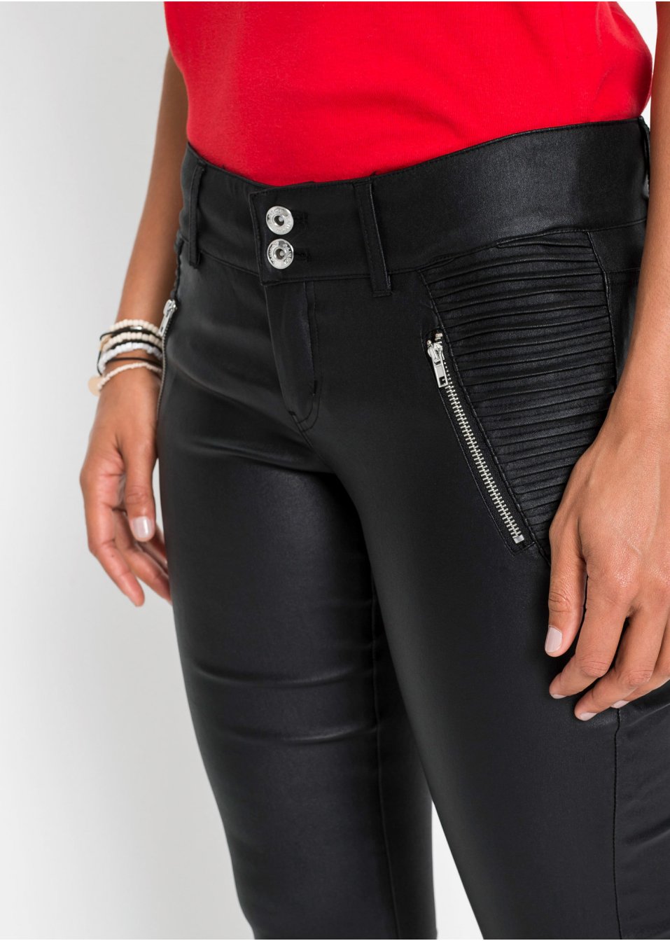 Pantalon style motard