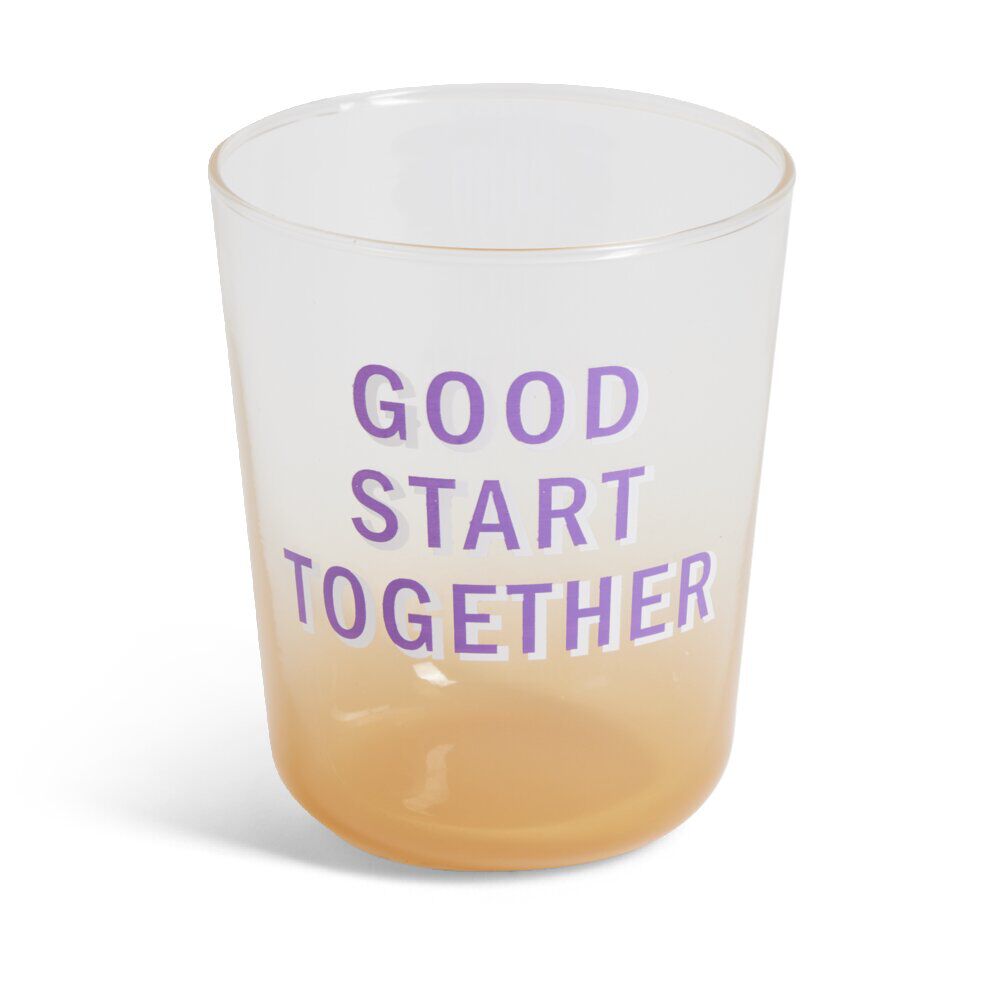 Verre coloré avec message 315ml