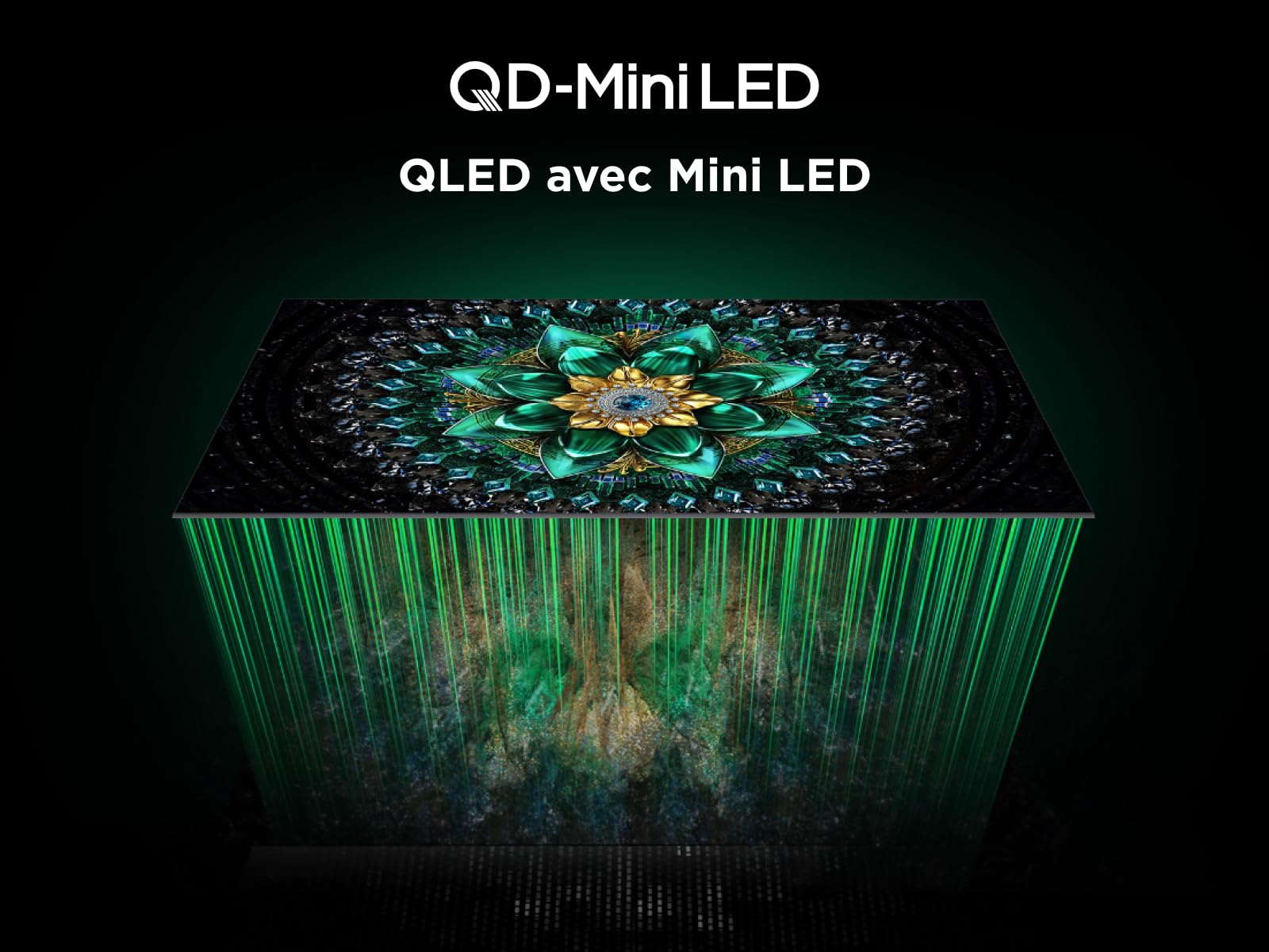TCL 98Q6C QD-Mini LED TV, 4K HDR Premium 1000nits, Smart TV alimenté par Google (Dolby Vision IQ et Atmos, Panneau HVA Mat, système Audio Onkyo 2.1, M