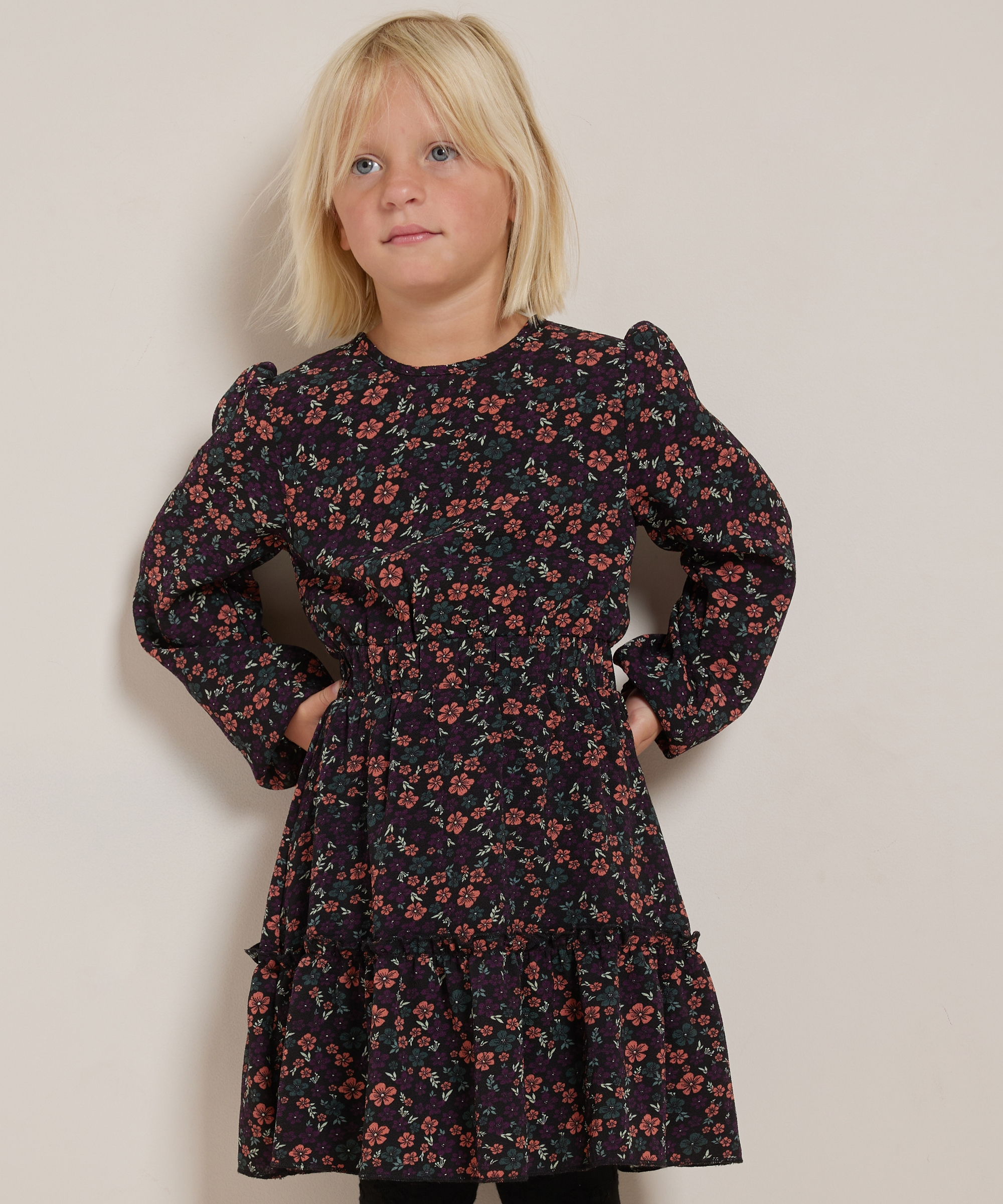 jurk met bloemenprint