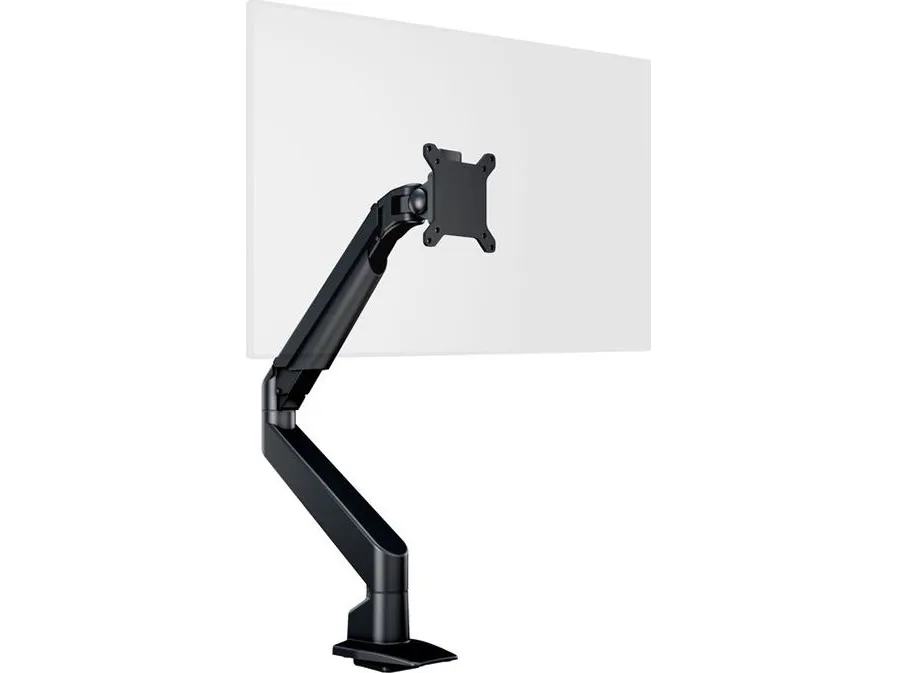 Multibrackets M VESA Gas Lift Arm Single HD - Monteringssæt (drejelig arm, klemme til montering på skrivebord) - for fladt panel - aluminium - sort - skærmstørrelse: 15