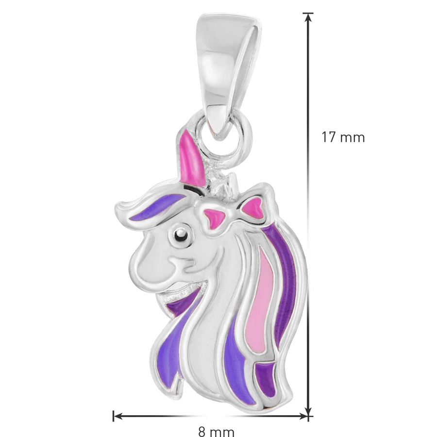 trendor Kinder-Halskette Einhorn Silber 925 Collier silver