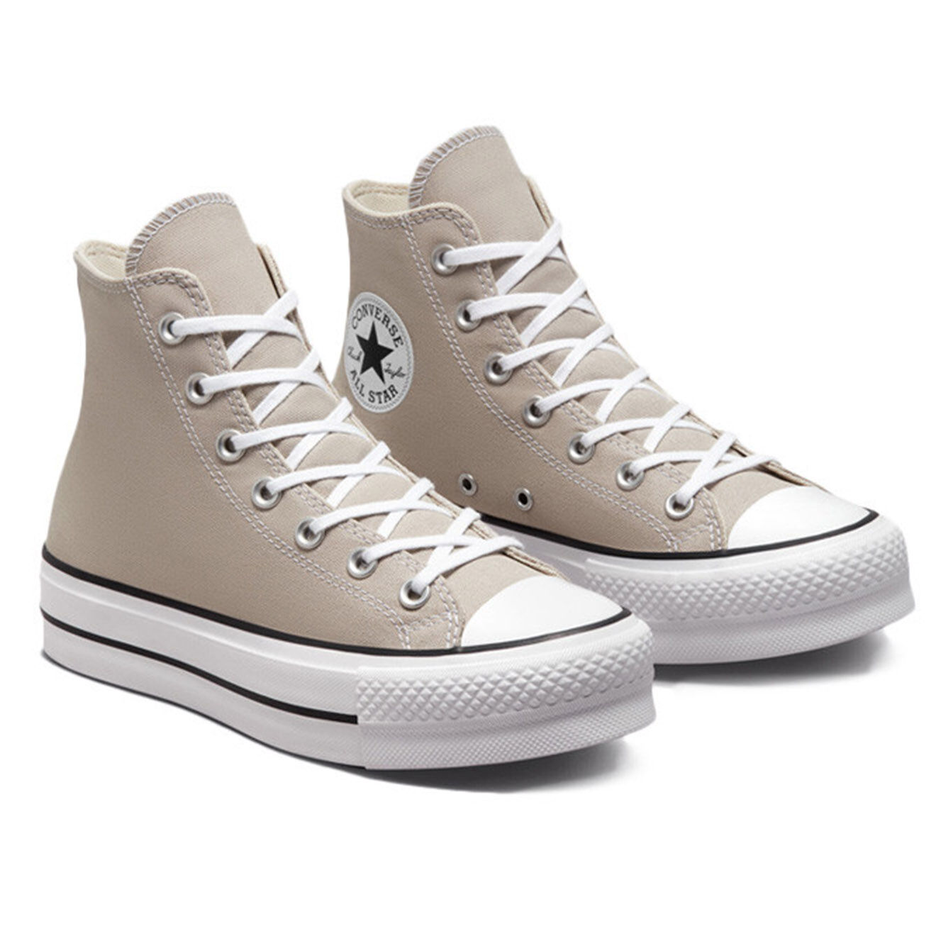 Converse Baskets Hi All Star Lift beiges