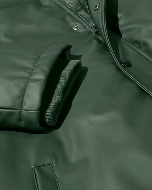 veste à capuche homme vert foncé