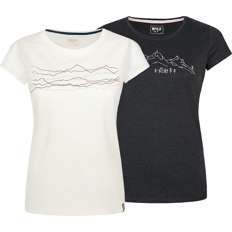 LACD Damen Miracle + Mountain T-Shirt Bundle