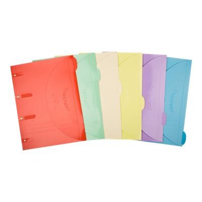 Smartfolder - Chemise à 3 rabats - rouge