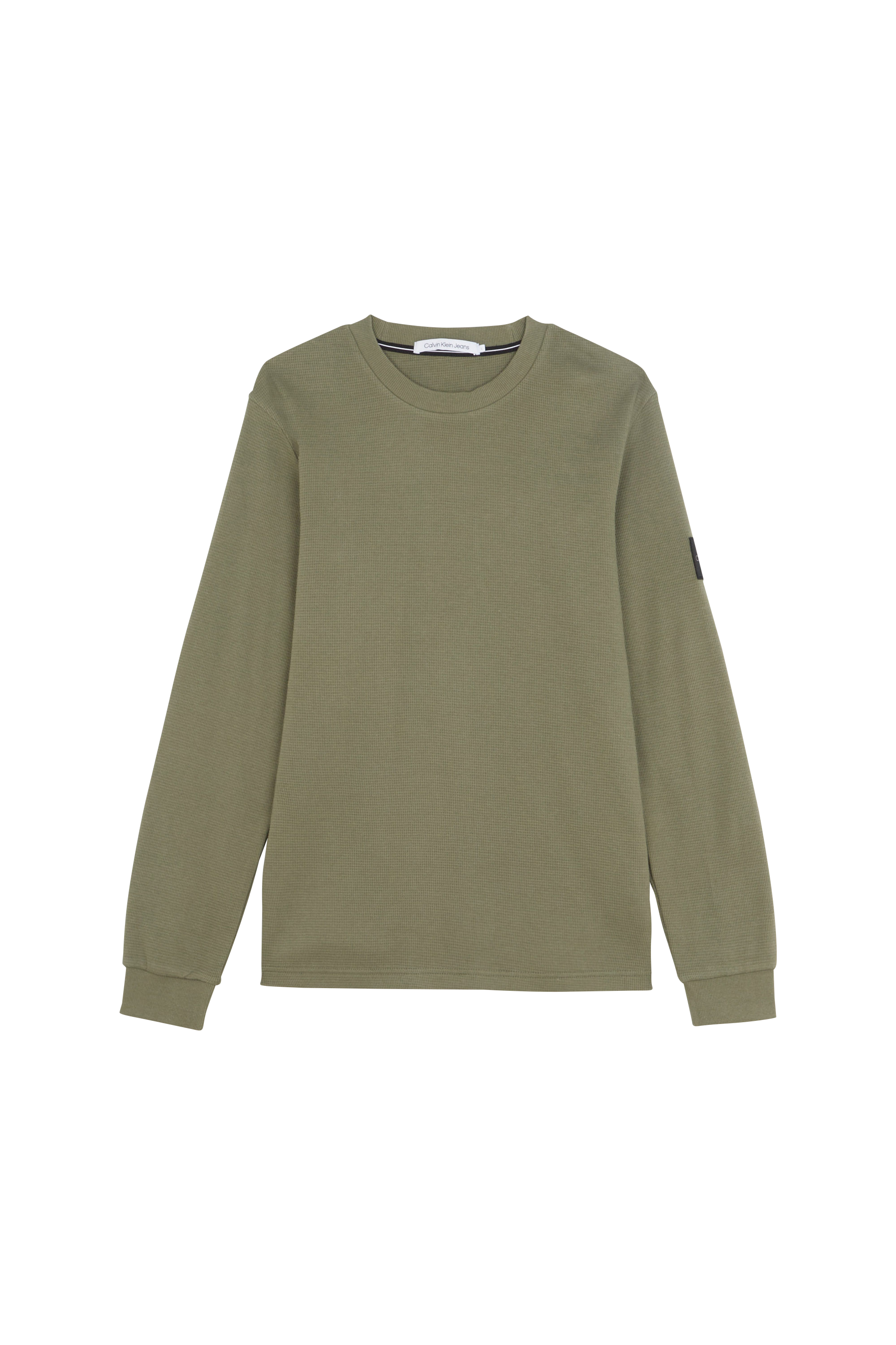CALVIN KLEIN JEANS T-shirt  WAFFLE LS ACF  Vert