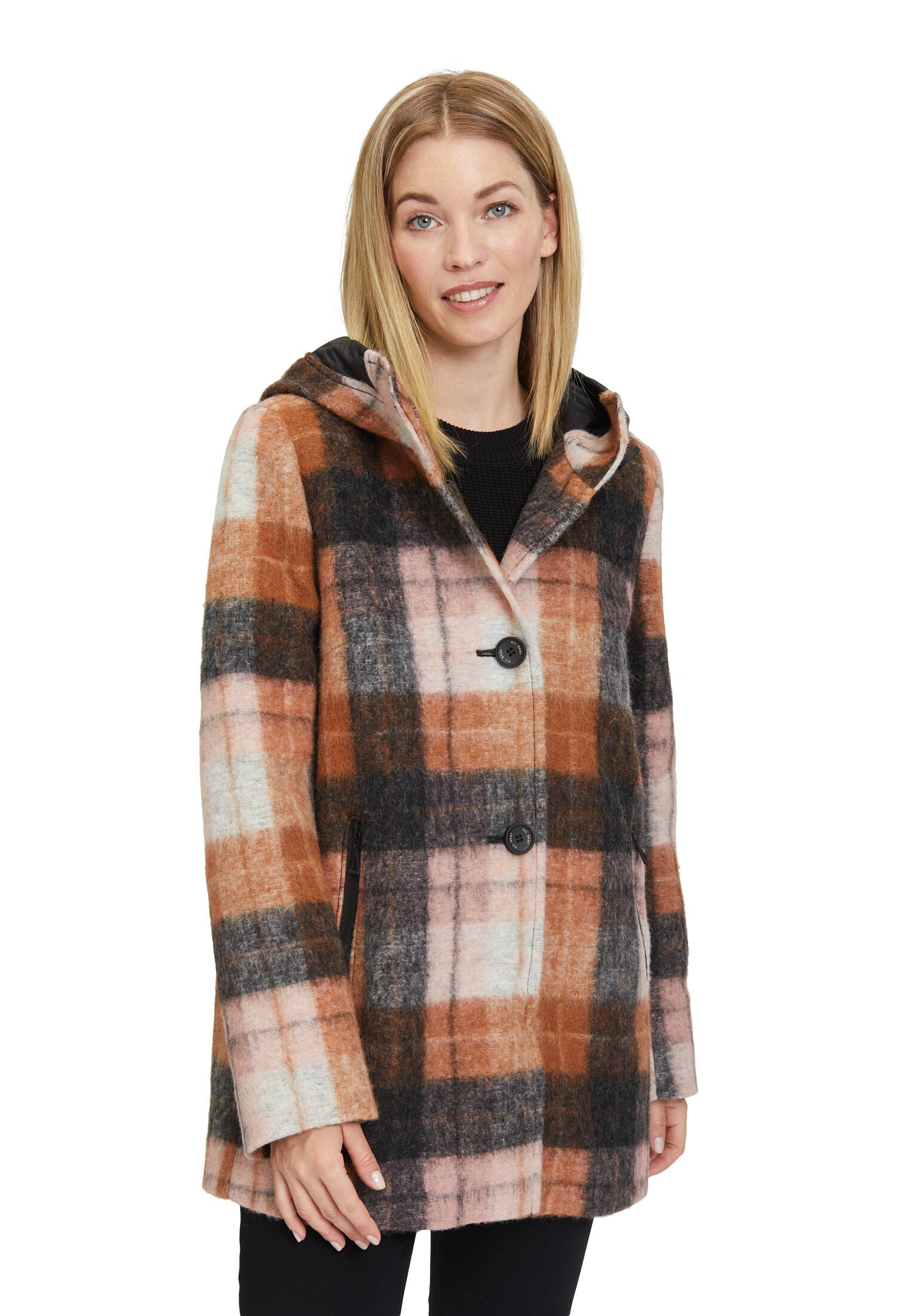 Gil Bret| Damen Wolljacke mit Kapuze
