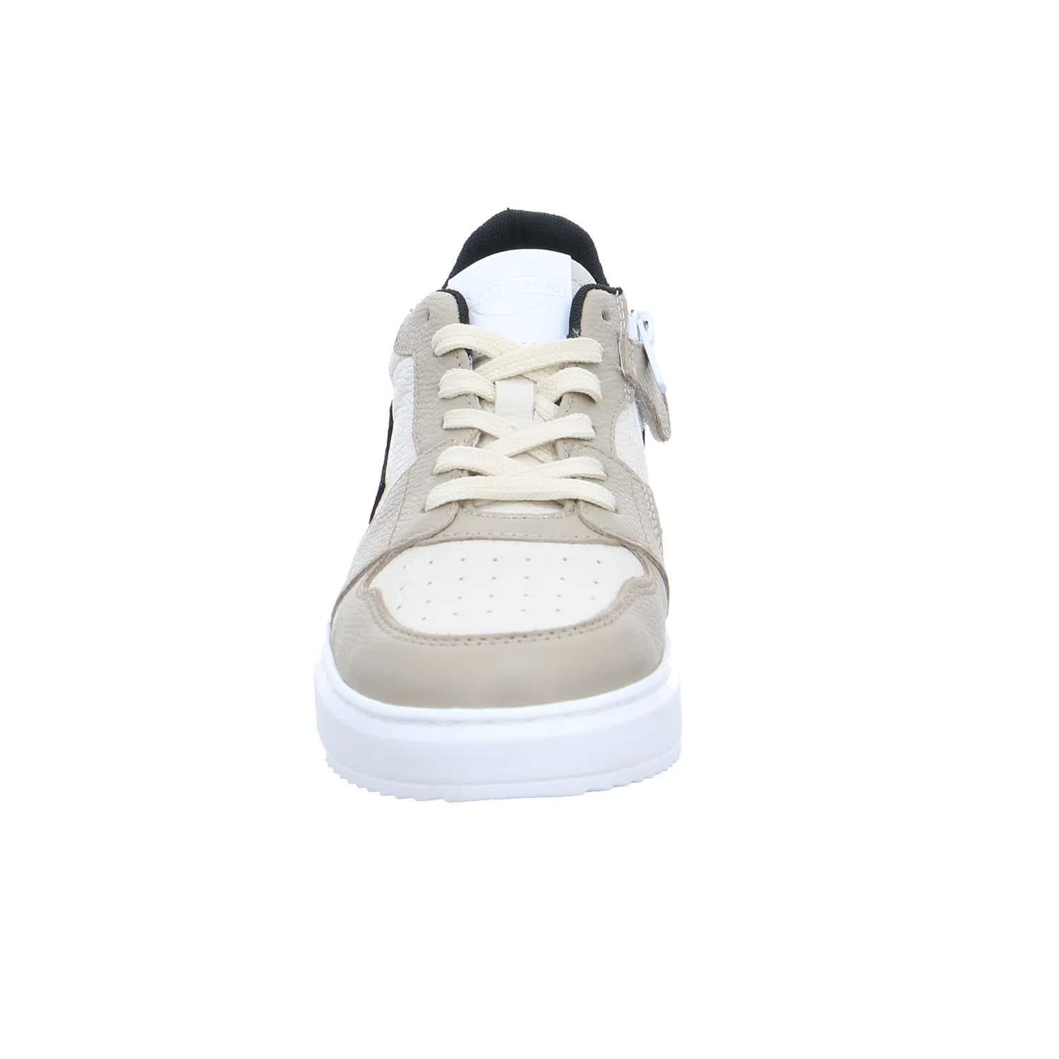 GATTINO Jungen-Halbschuh Binder Beige Leder  Sneaker