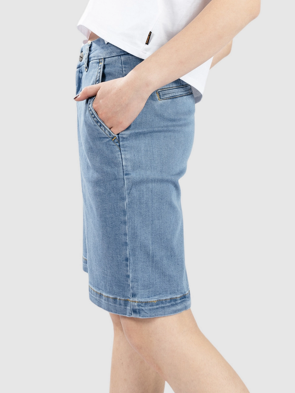 Nümph Nuamber Shorts light blue denim