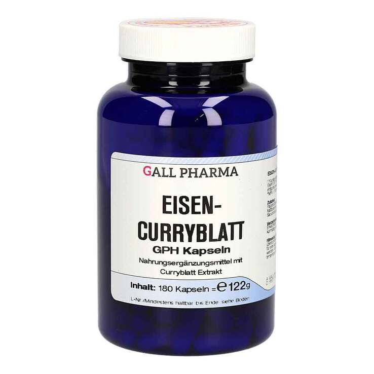 Eisen-Curryblatt GPH Kapseln, 180 St