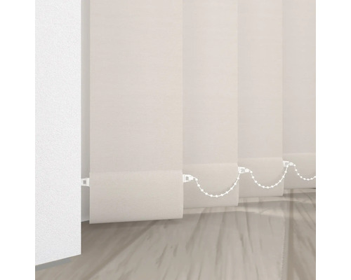Soluna lattenbodem Effen ivoor 40x260 cm