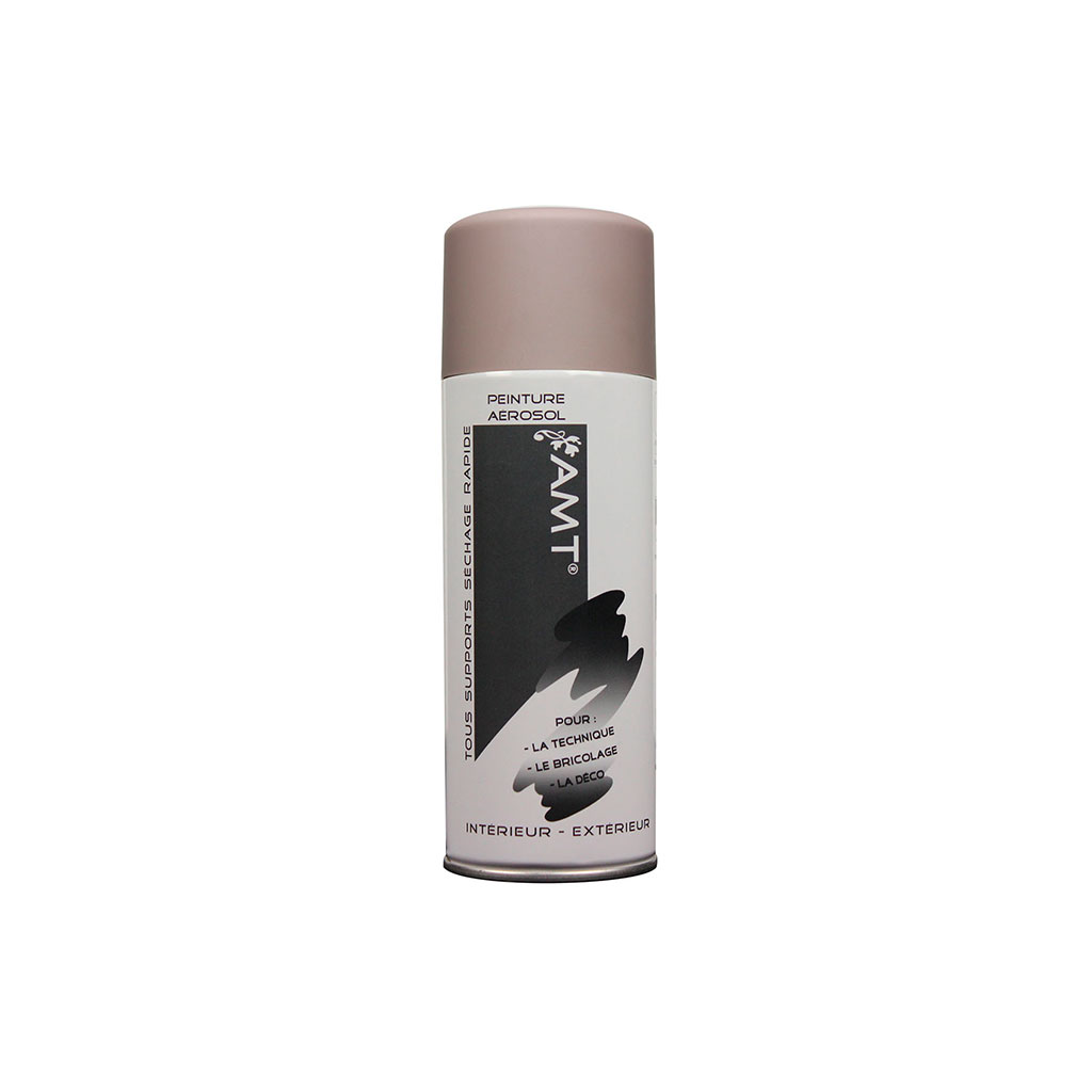 Peinture aérosol taupe mat 330ml