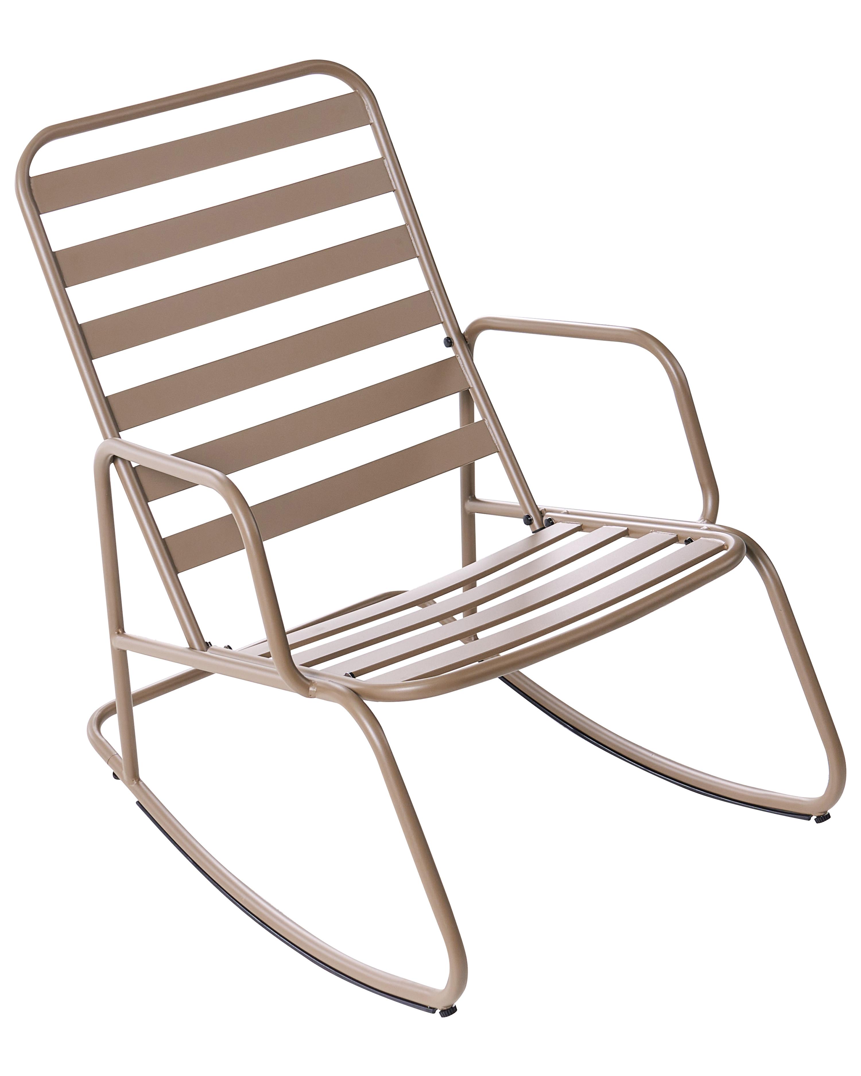 Tuinschommelstoel TURI Metaal Taupe