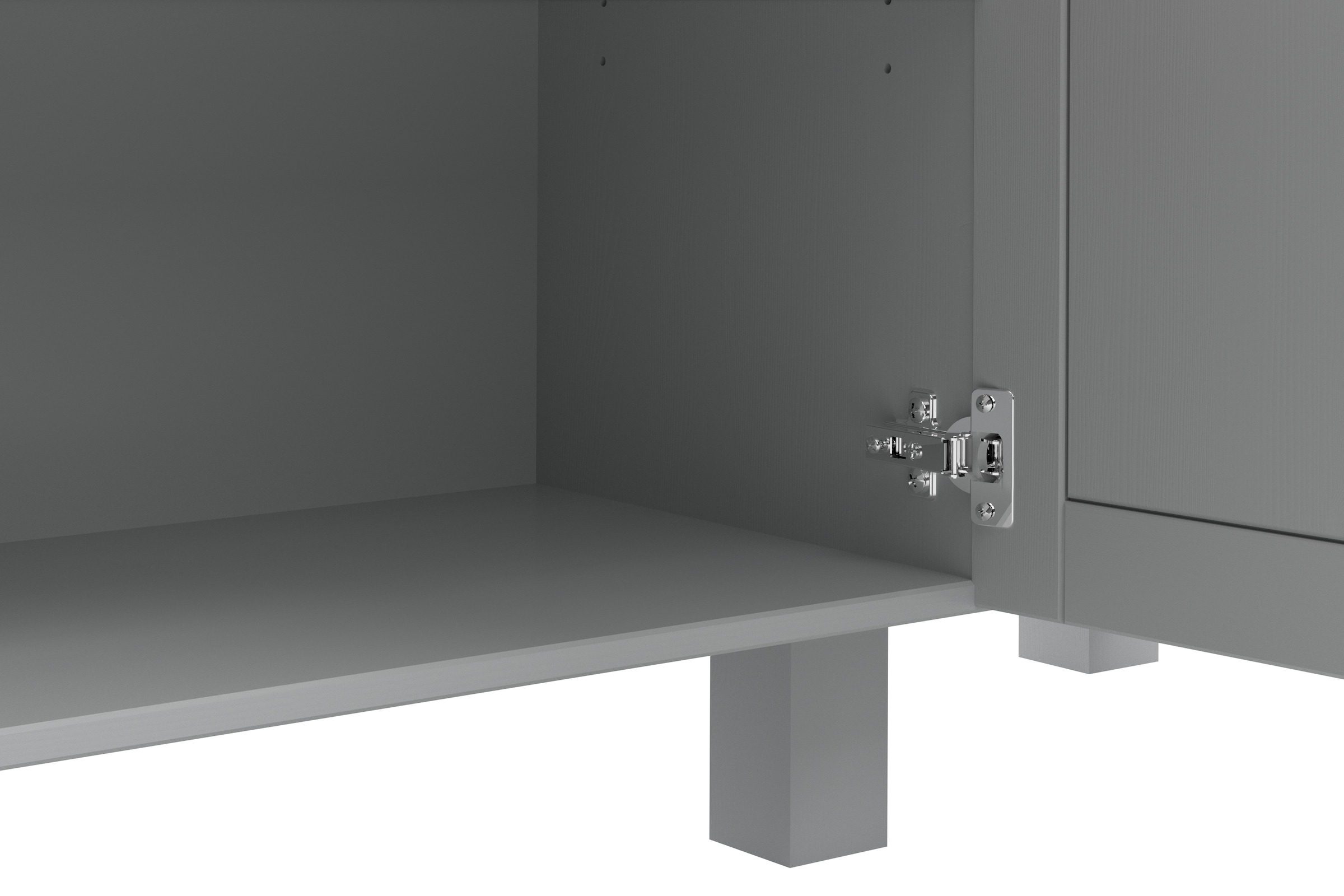 Home affaire Anrichte »Alby2« Mit 3 Türen, 3 Schubkästen und Metallgriffe, Breite 125 cm