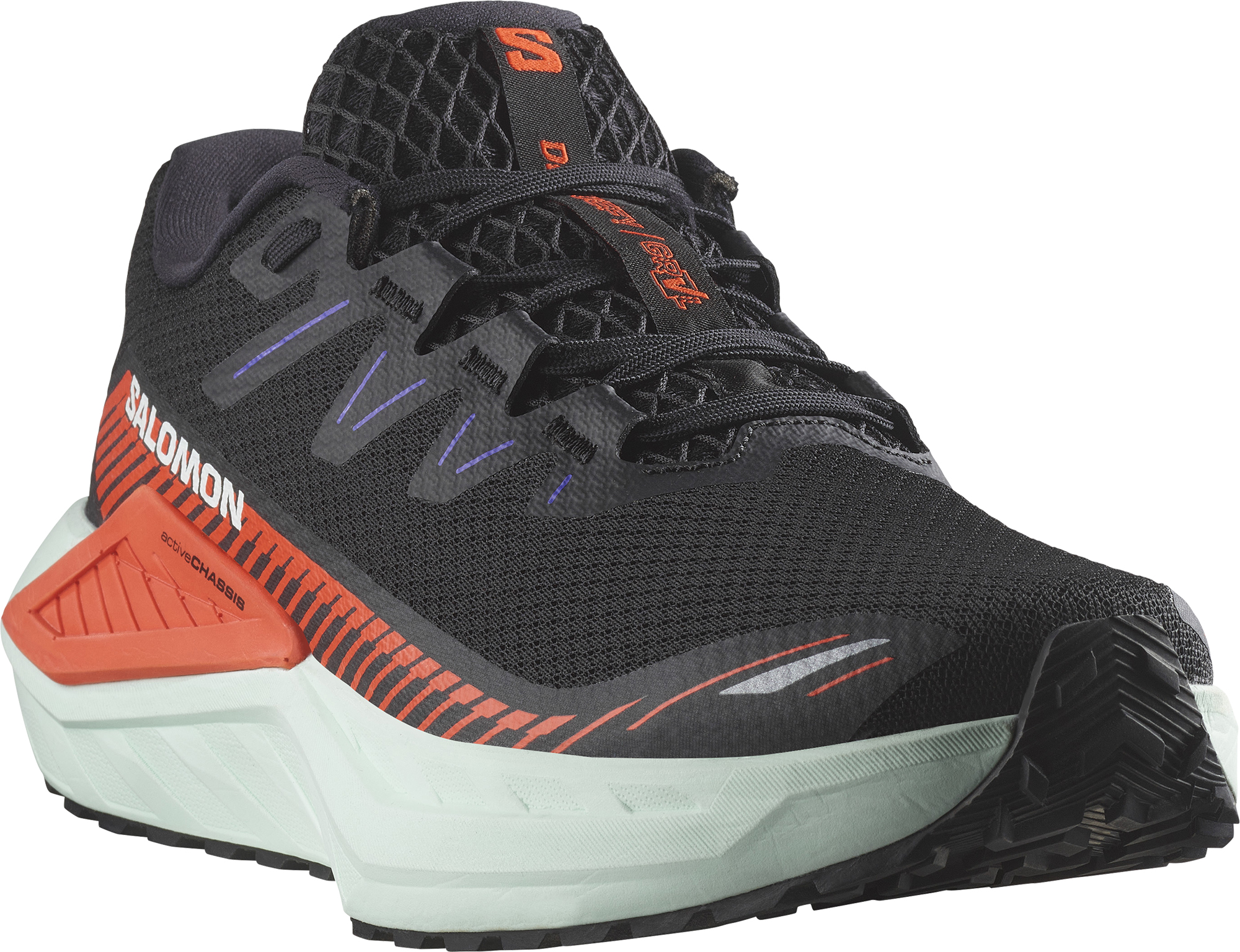 DRX DEFY GRVL Herre Black/Cherry Tomato/Bay