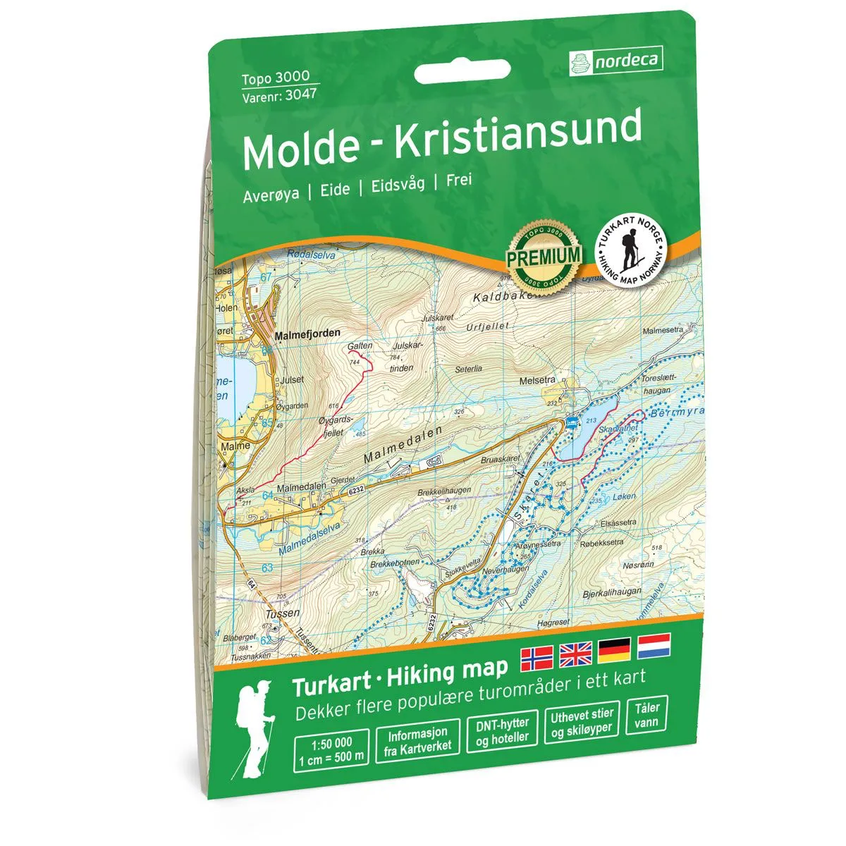 Nordeca Topo 3000 1:50 000 Molde - Kristiansund