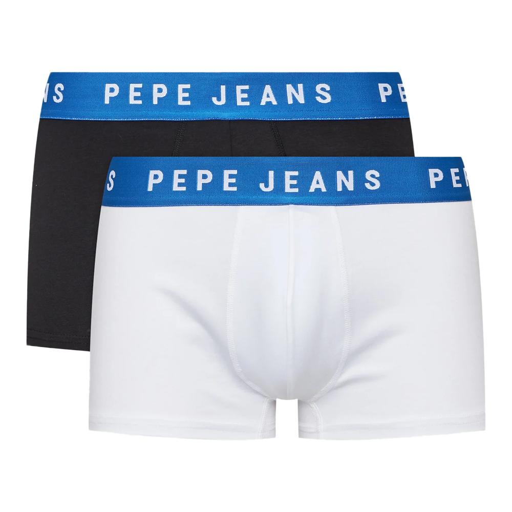 Pepe jeans 2x Boxers Noir/Blanc Homme Pepe Jeans PMU