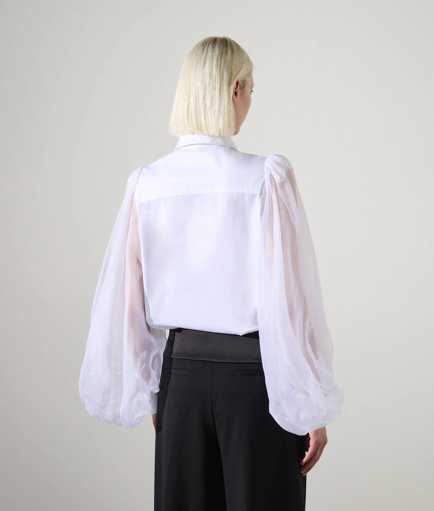 CHEMISE À MANCHES EN SOIE KARL STUDIO
