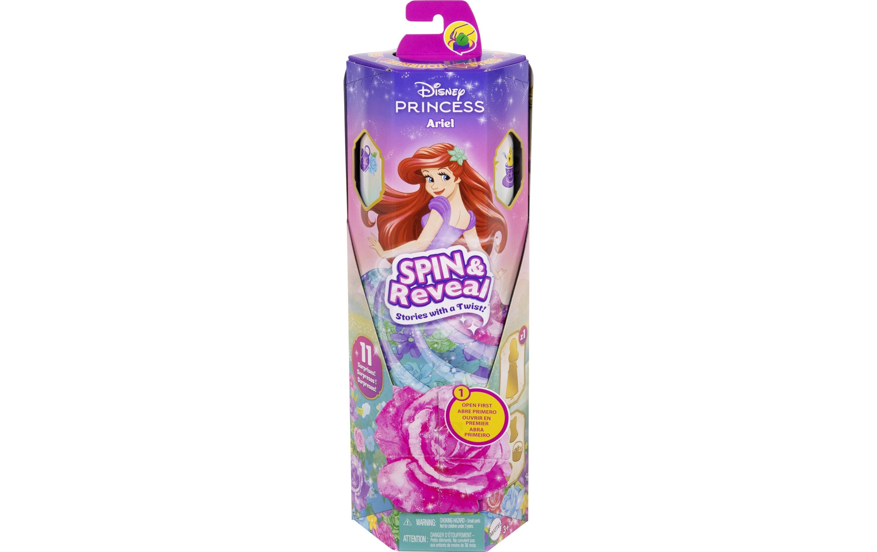 Puppe Disney Prinzessin Spin & Reveal ArielArielle-Modepuppe mit Accessoires