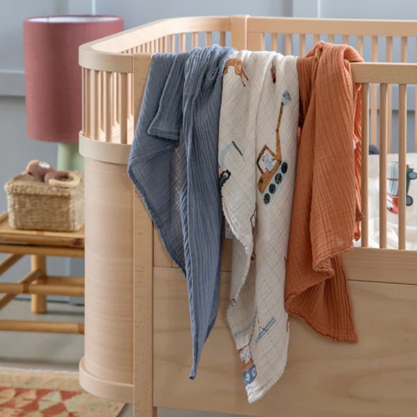 Sebra Busy Builders Hydrofiel Doek - 3 Stuks