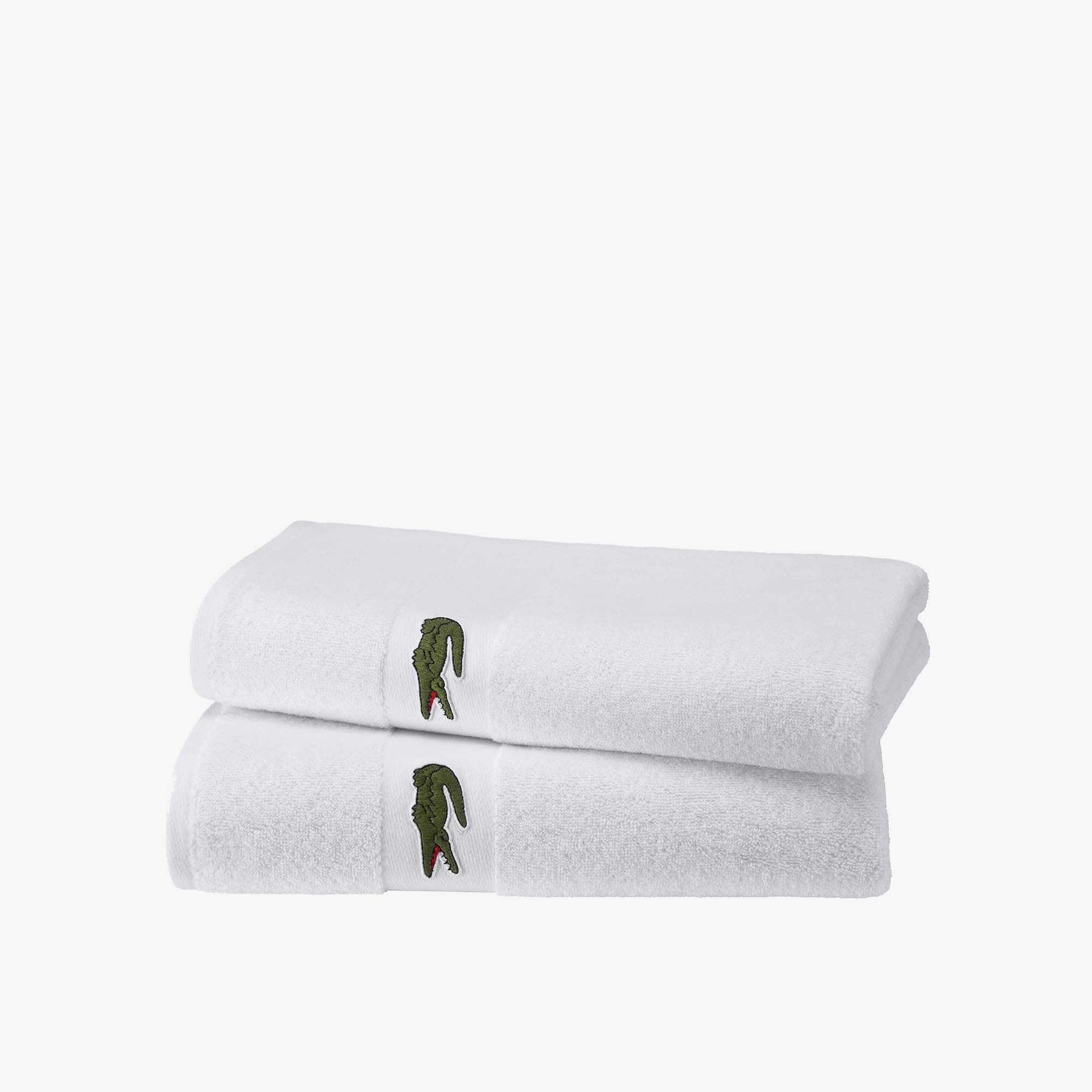 Serviette de bain L Casual Serviettes de bain - Blanc - Lacoste - Unisex